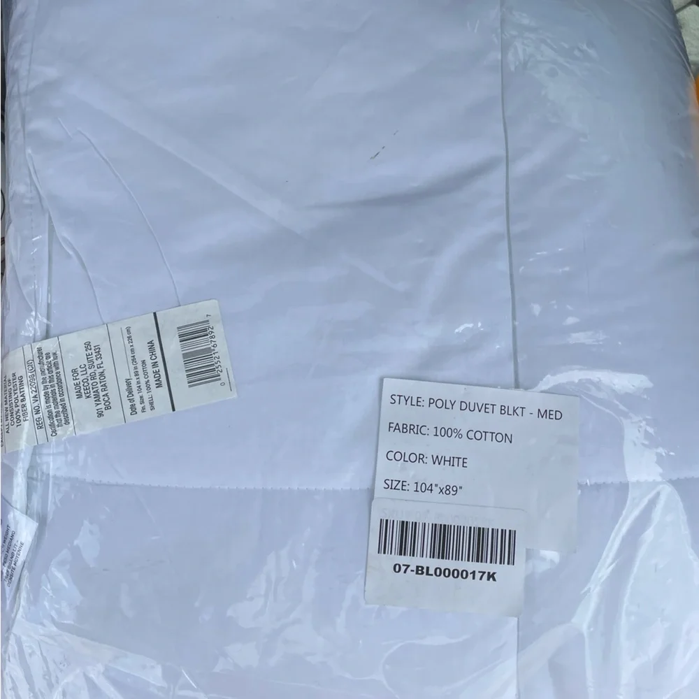 IHG BEDDING COLLECTION King Duvet blanket comforter Medium insert